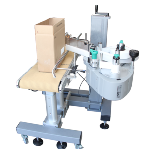 Novexx Case/Box Labeler This product can be used to apply labels to product, shipping boxes, and many other items. System can be outfitted with either print and apply, or an apply only style labeling head.